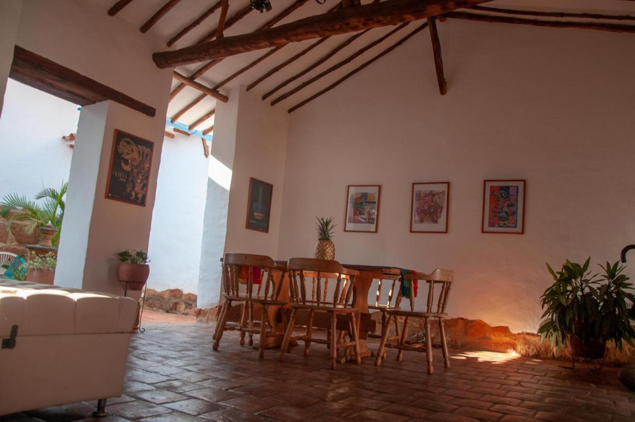 La Juanita Hostel Barichara Ngoại thất bức ảnh