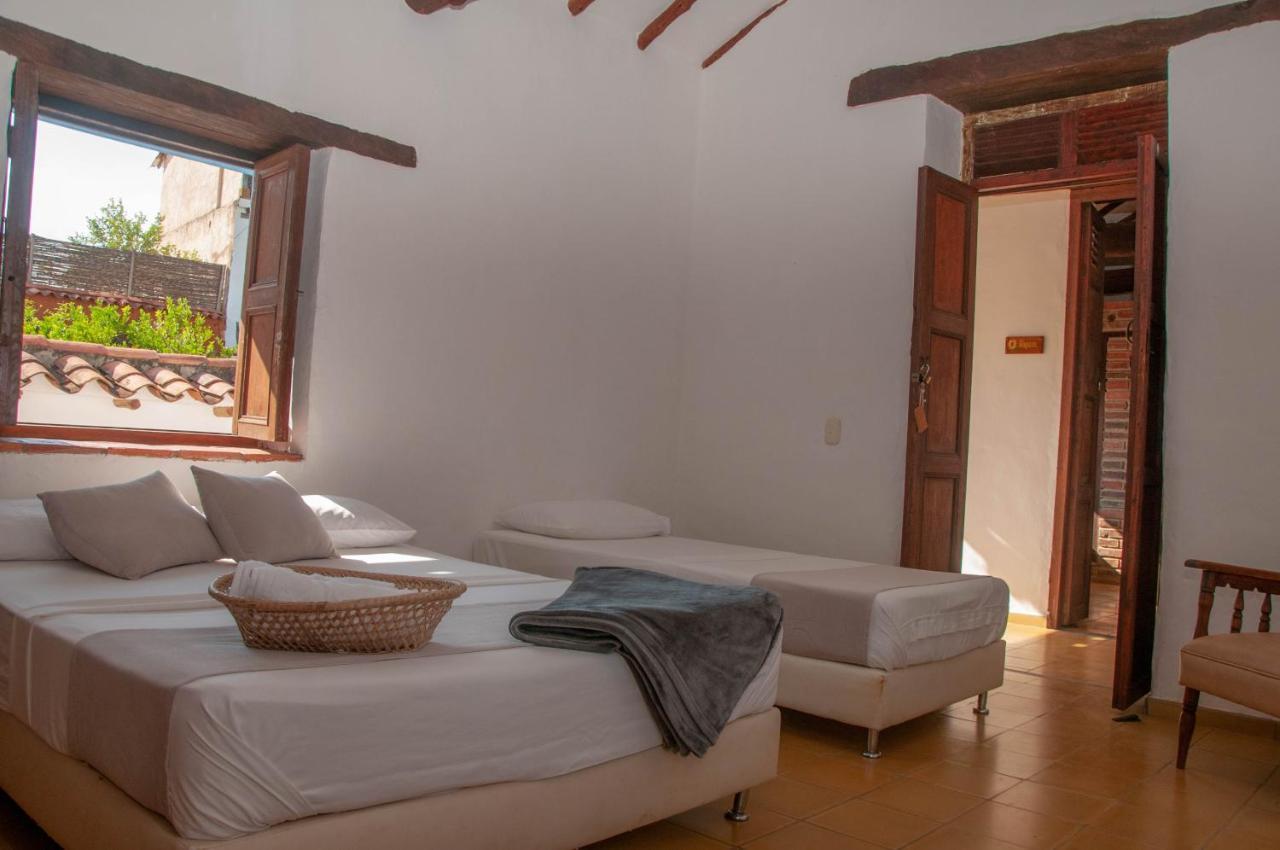 La Juanita Hostel Barichara Ngoại thất bức ảnh