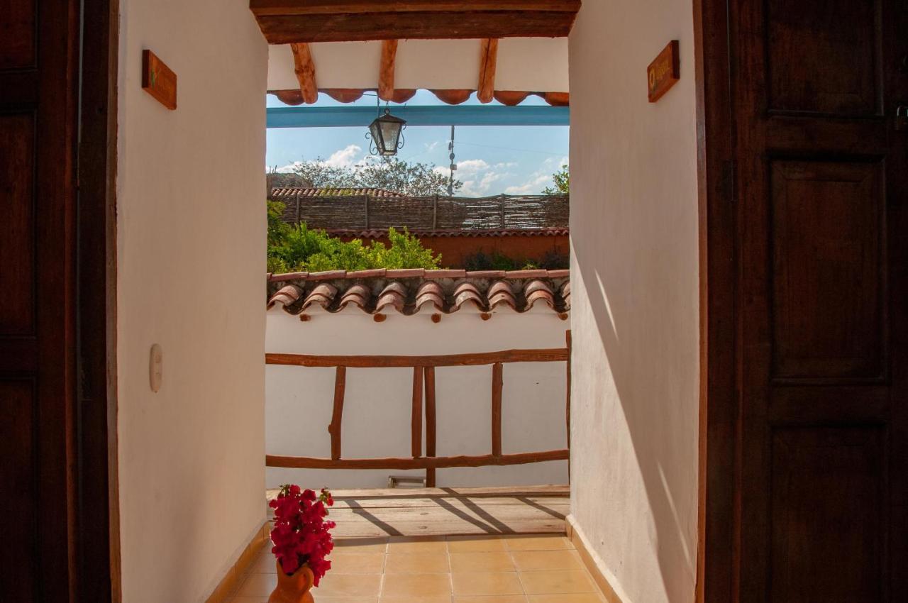 La Juanita Hostel Barichara Ngoại thất bức ảnh